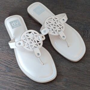 DV by Dolce Vita Cream Cutout Sandals Sz 8